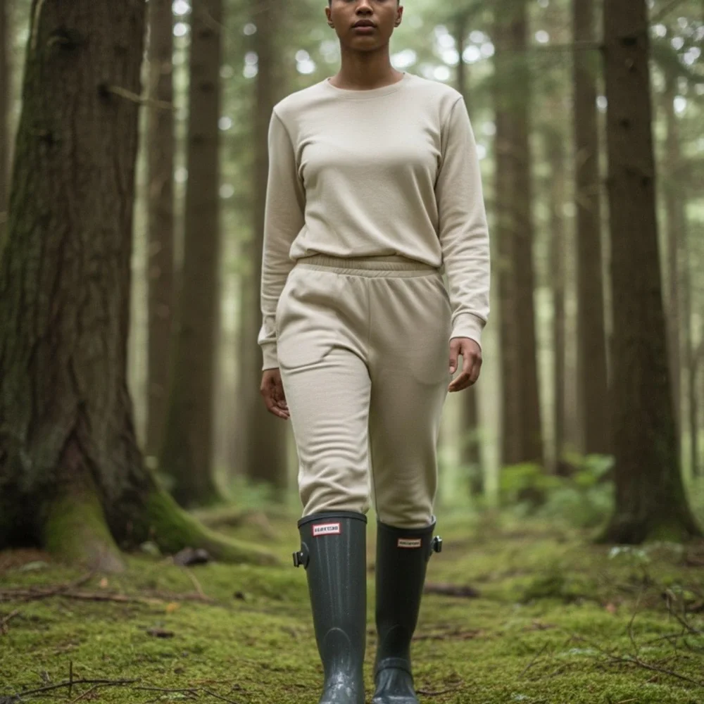 Hunter Classic Blue Rain Boots - Picture 6 of 9